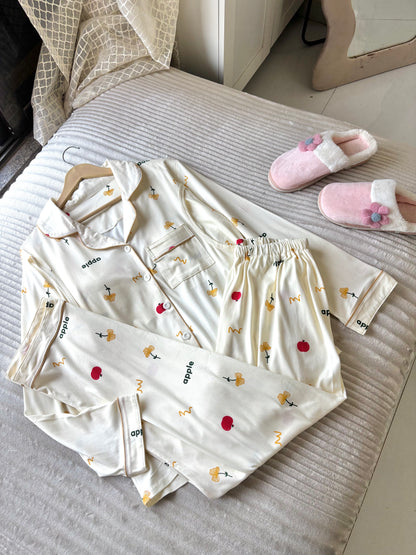 Apple Blossom Padded Night Suit
