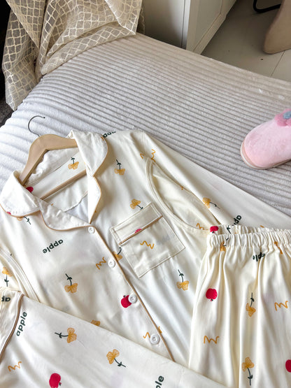 Apple Blossom Padded Night Suit