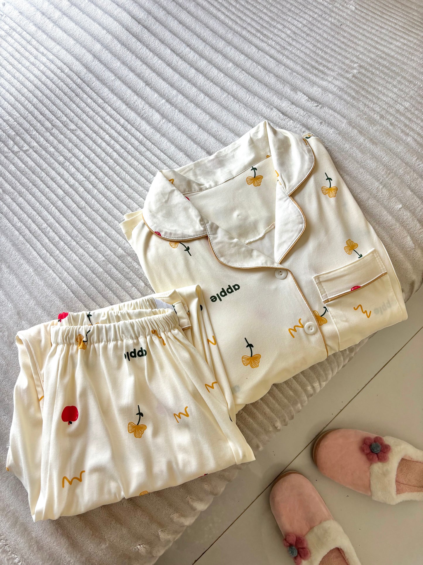 Apple Blossom Padded Night Suit