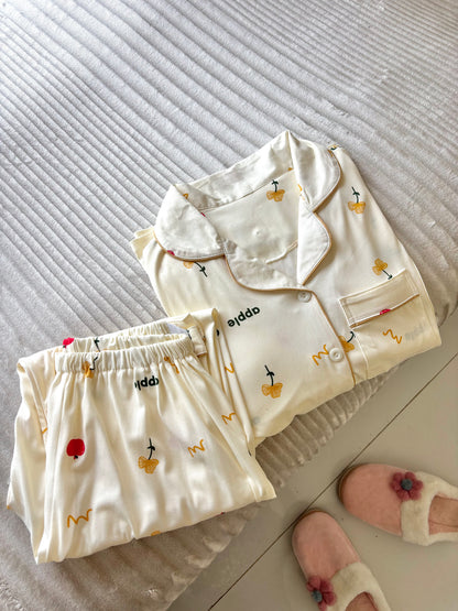 Apple Blossom Padded Night Suit