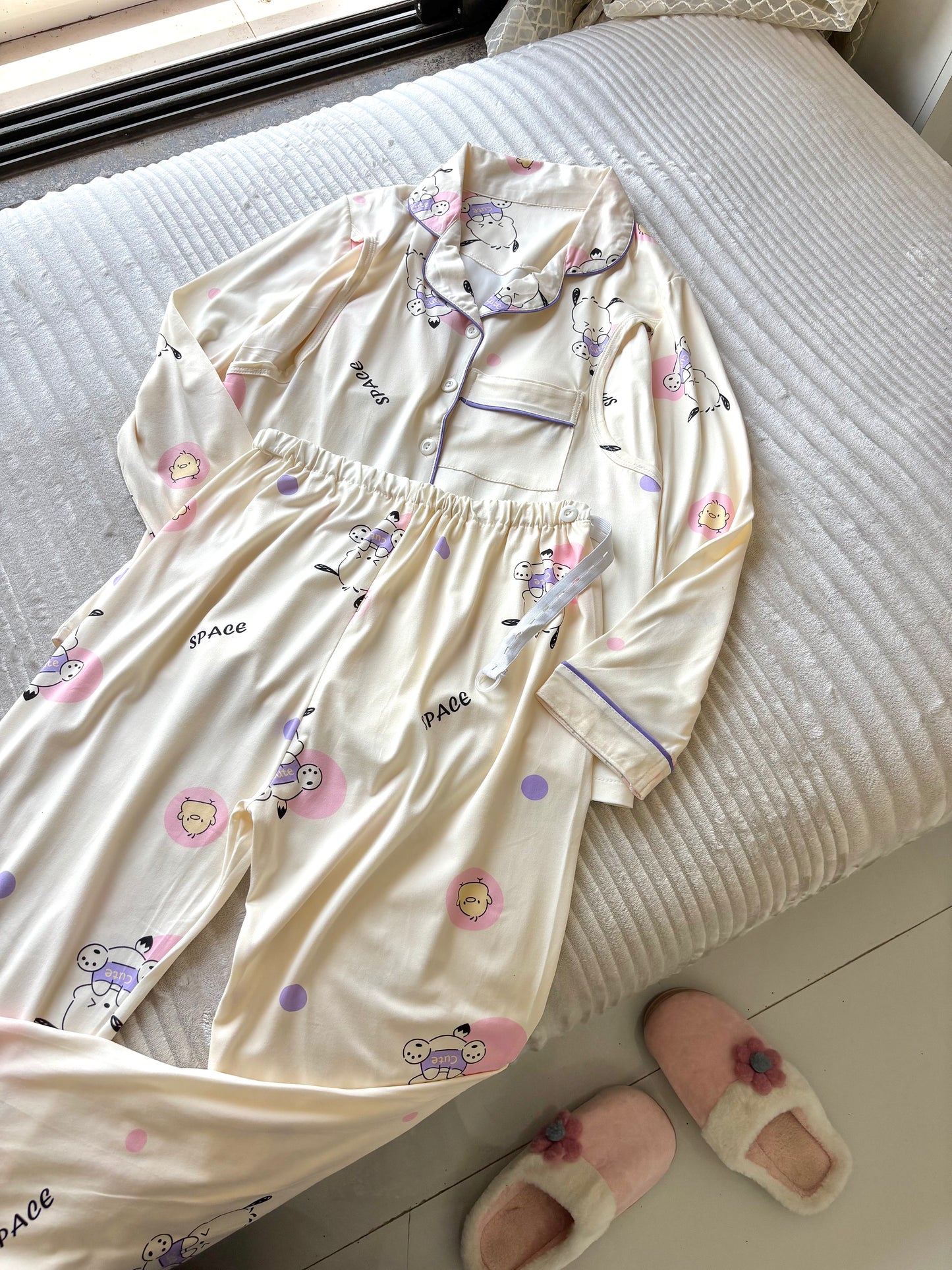 Space Bunny Padded Night Suit