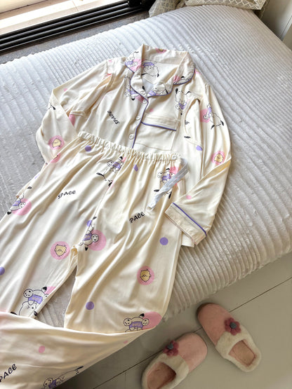 Space Bunny Padded Night Suit