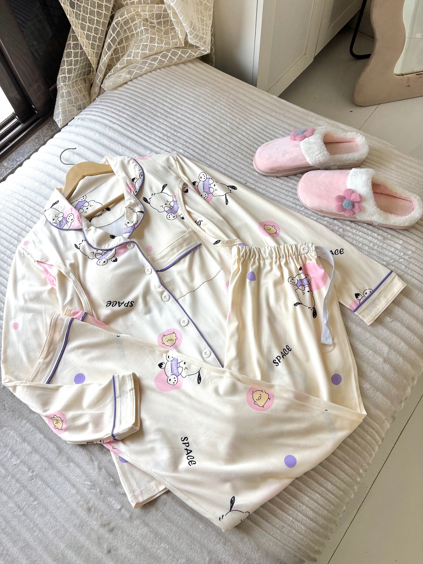 Space Bunny Padded Night Suit
