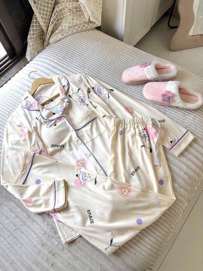 Space Bunny Padded Night Suit