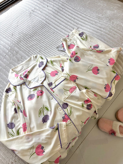 Tulip Dream Padded Night Suit