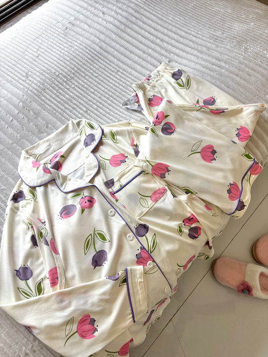 Tulip Dream Padded Night Suit