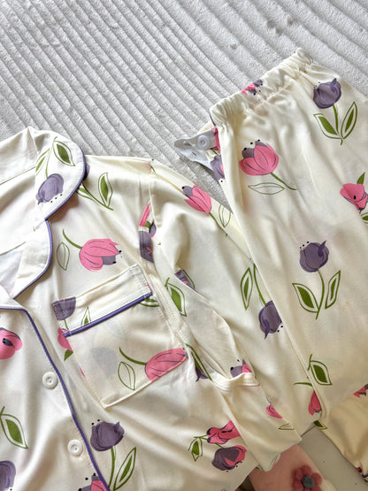 Tulip Dream Padded Night Suit
