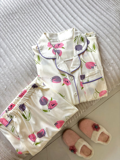 Tulip Dream Padded Night Suit