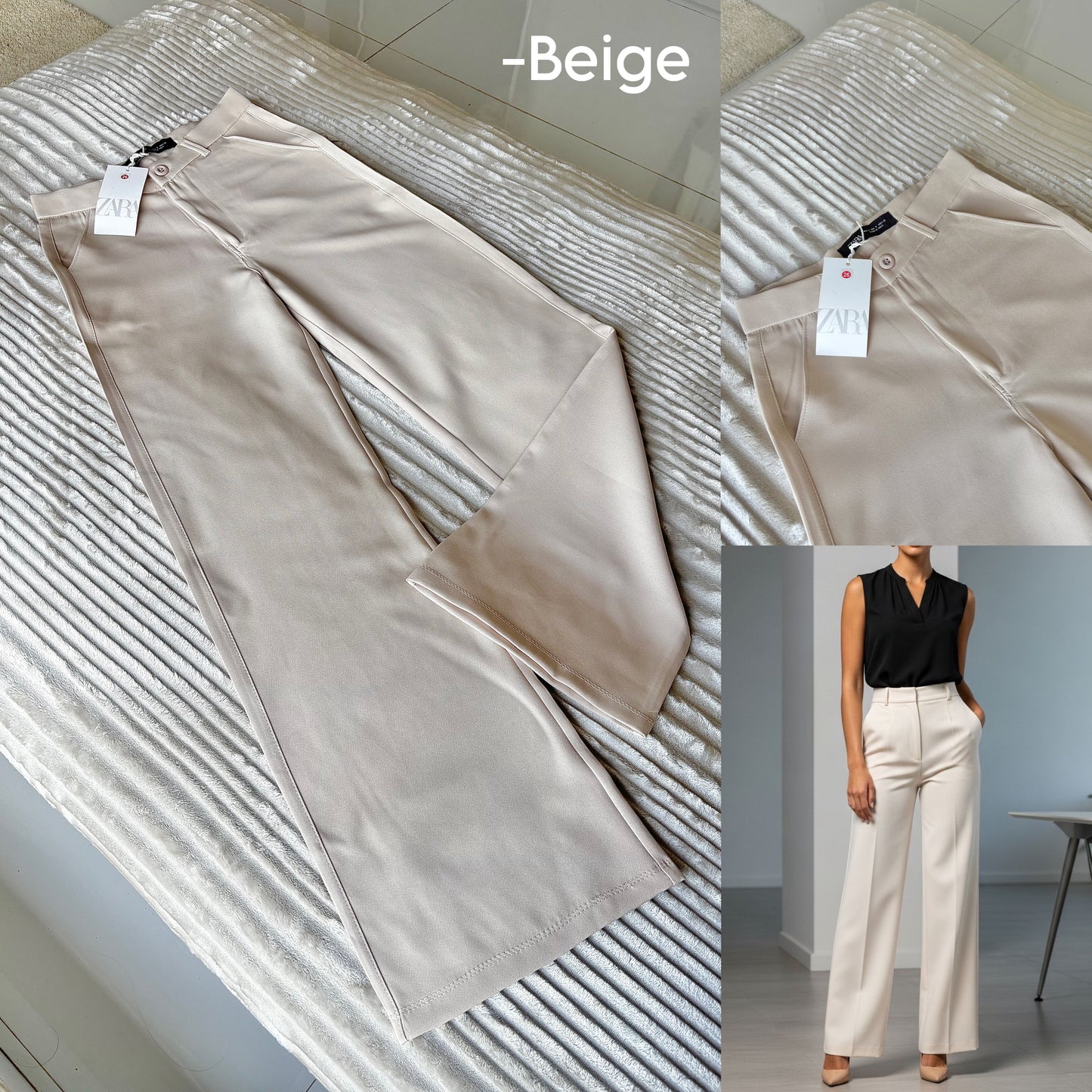 Straight Fit Trousers