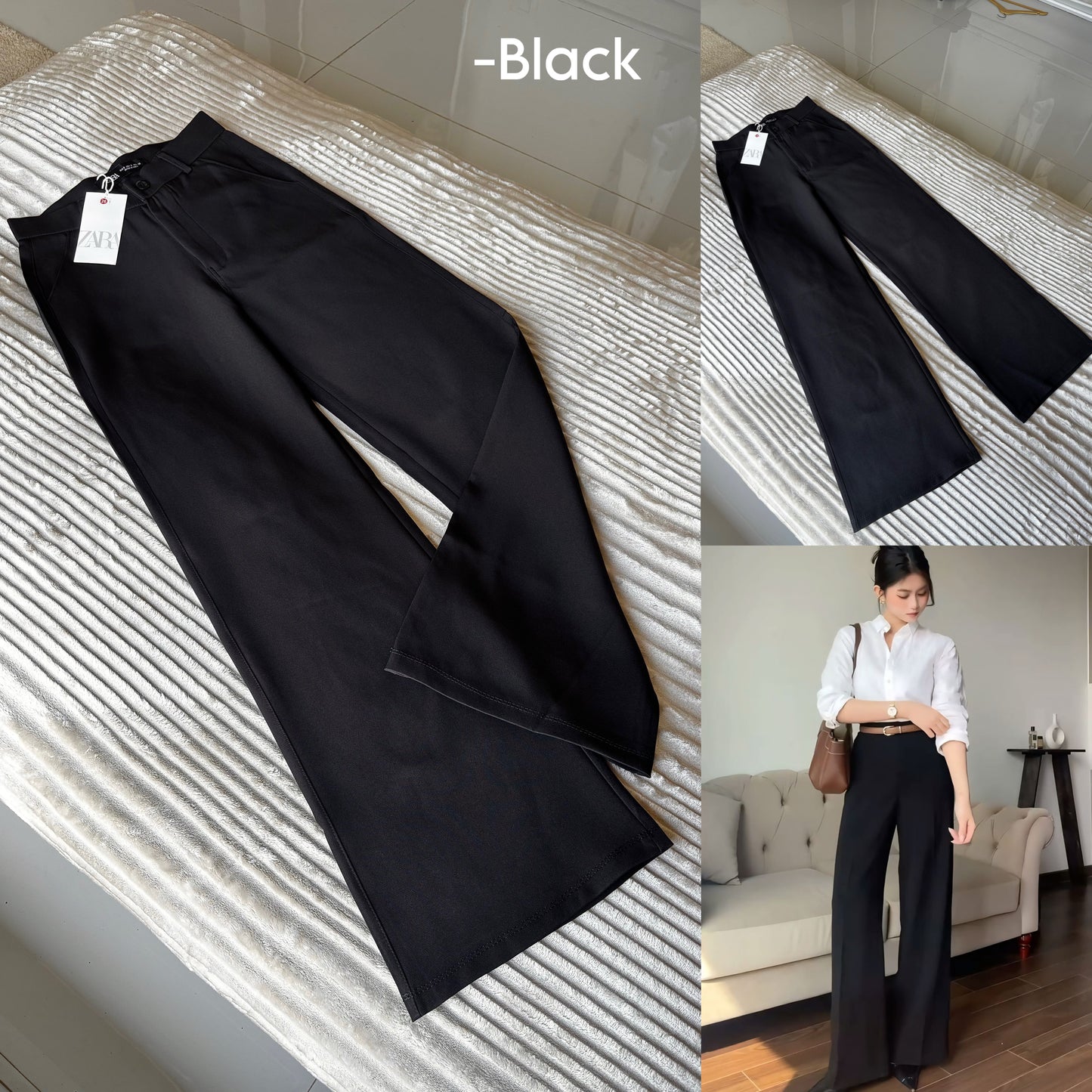 Straight Fit Trousers