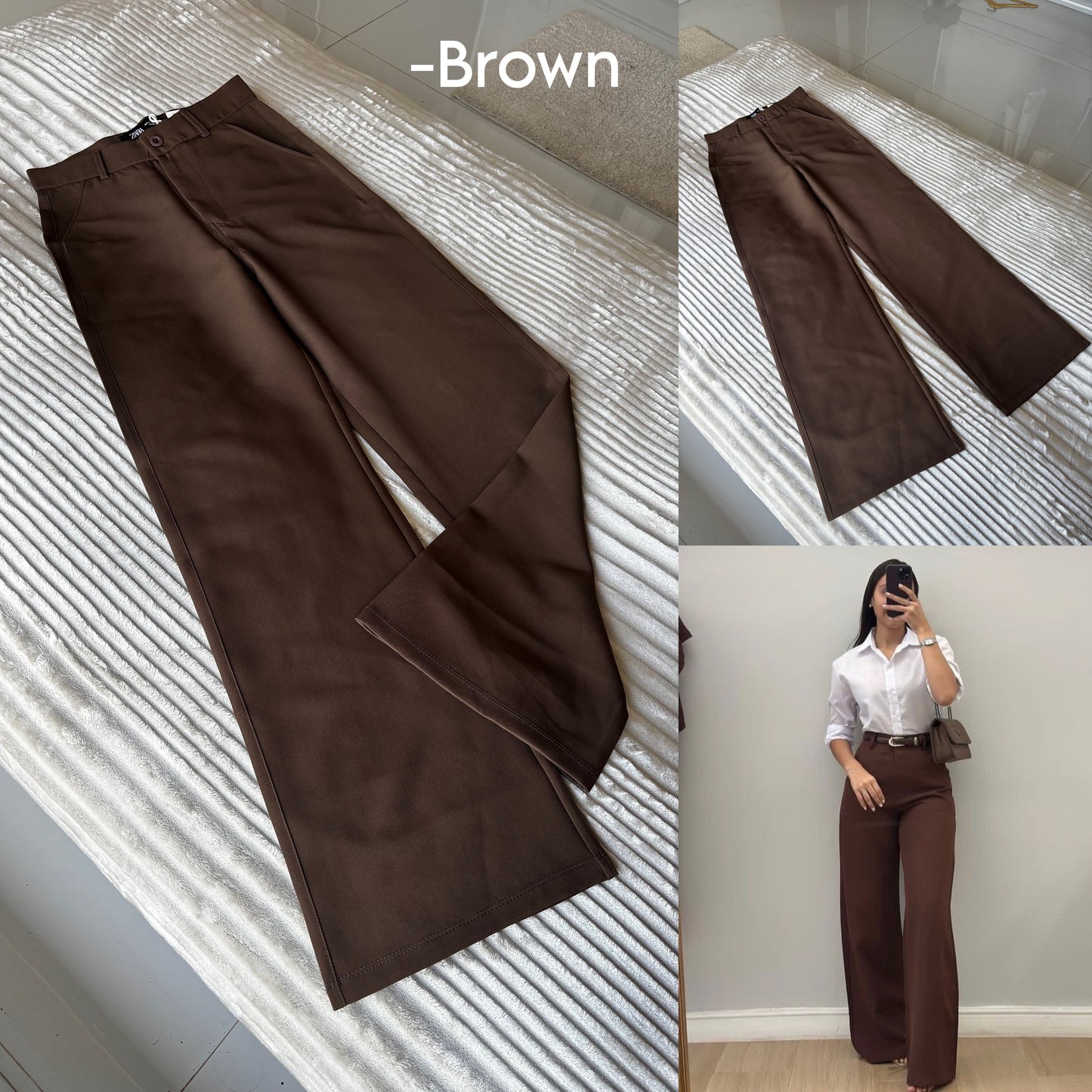 Straight Fit Trousers