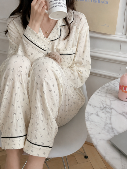 Tiny Cherry Padded Night Suit