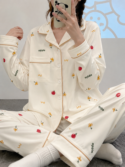 Apple Blossom Padded Night Suit