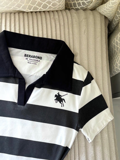 Polo Black Crop Tee