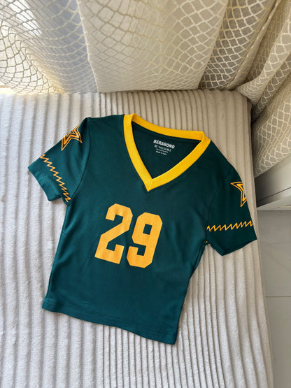 "Varsity 29" Crop Tee