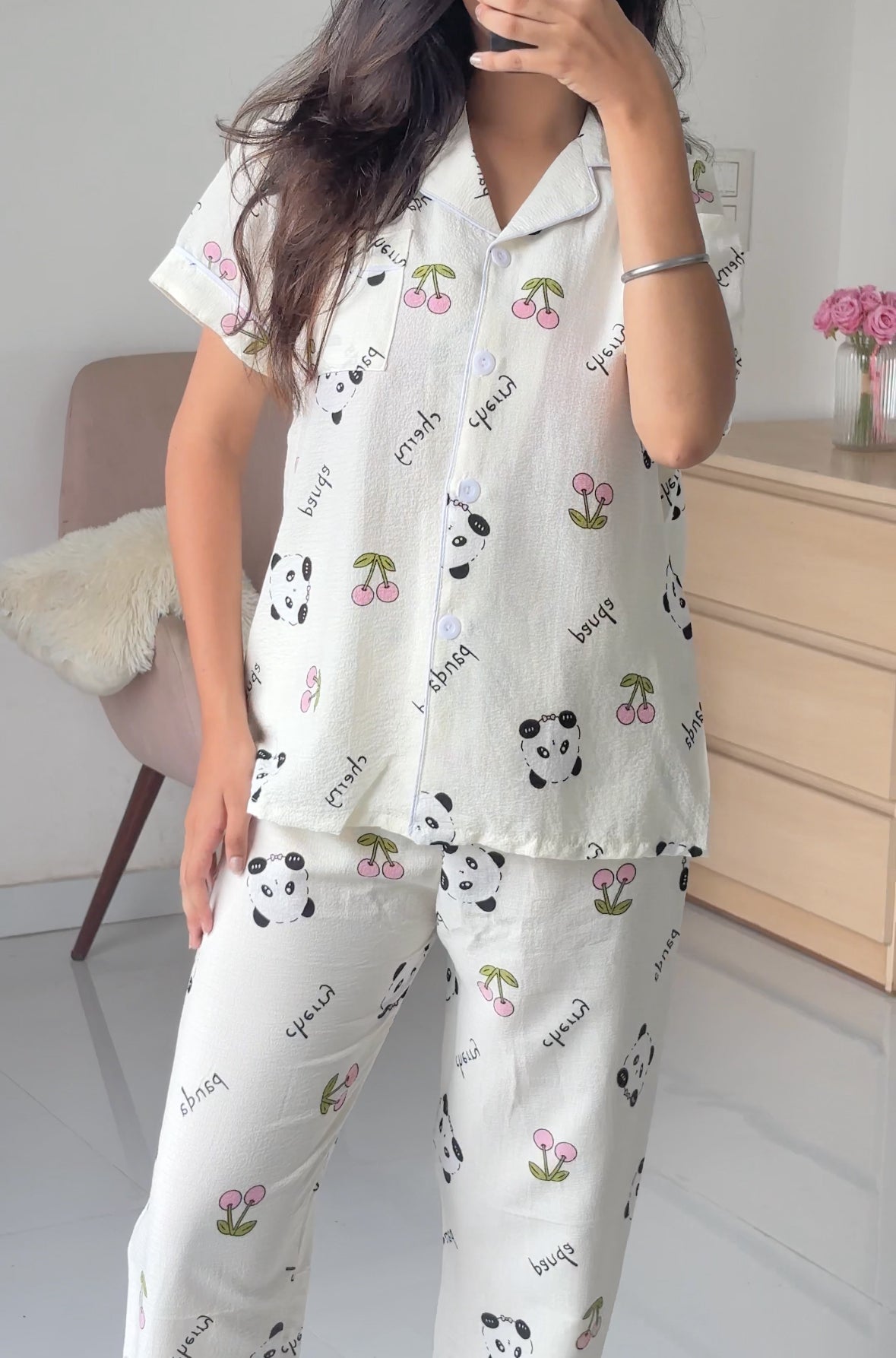 Panda-Cherry Pj sets