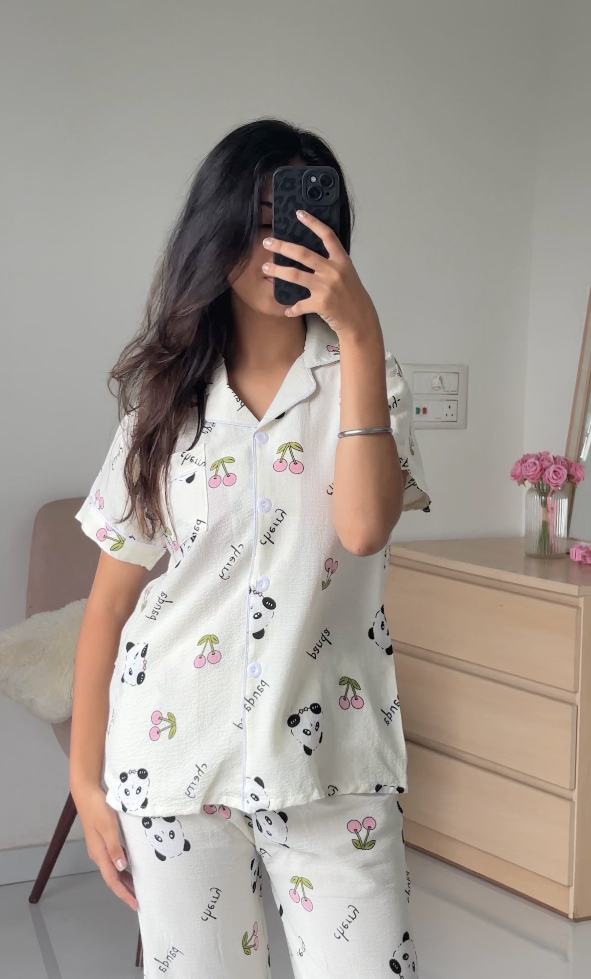 Panda-Cherry Pj sets