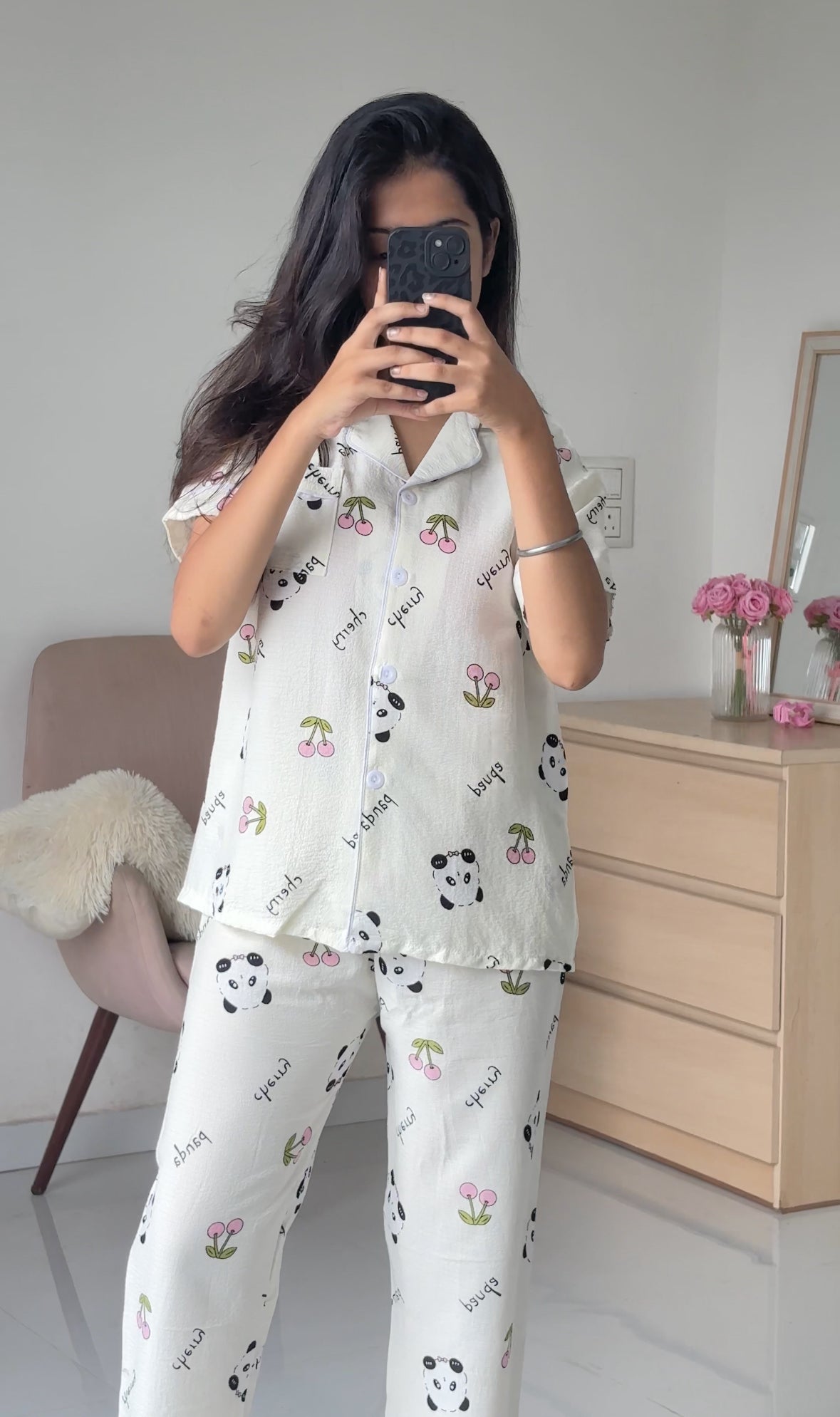 Panda-Cherry Pj sets