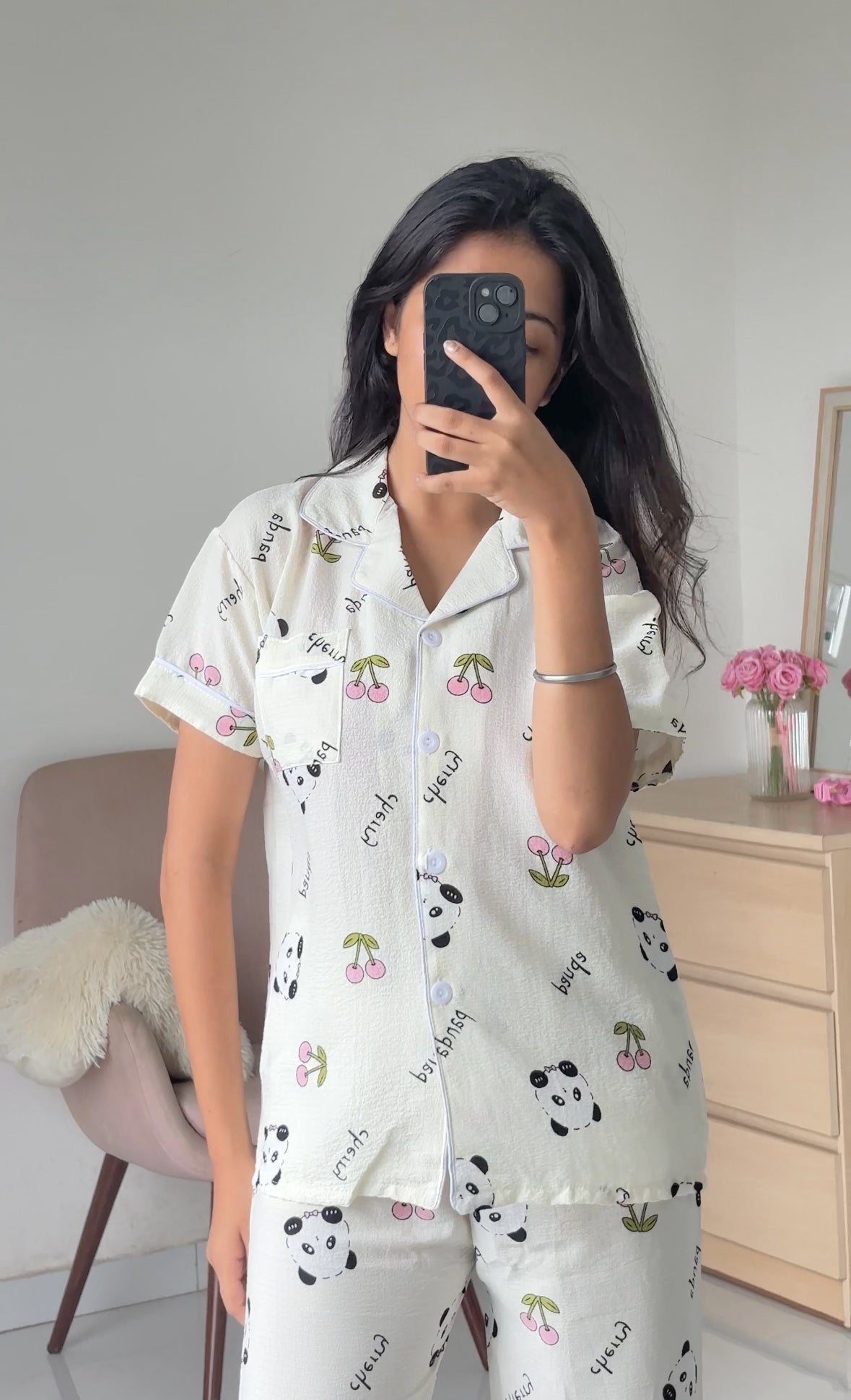 Panda-Cherry Pj sets