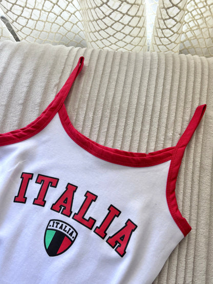 Italia Varsity Cami Tops