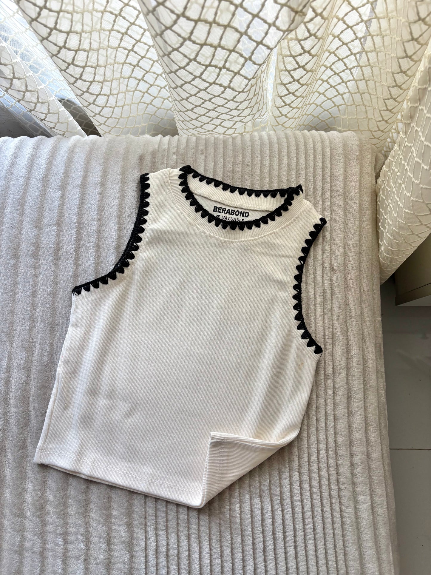 Crocia Ribbed Tank Top