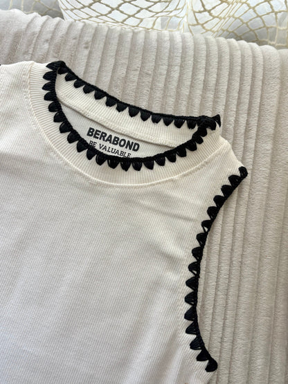 Crocia Ribbed Tank Top