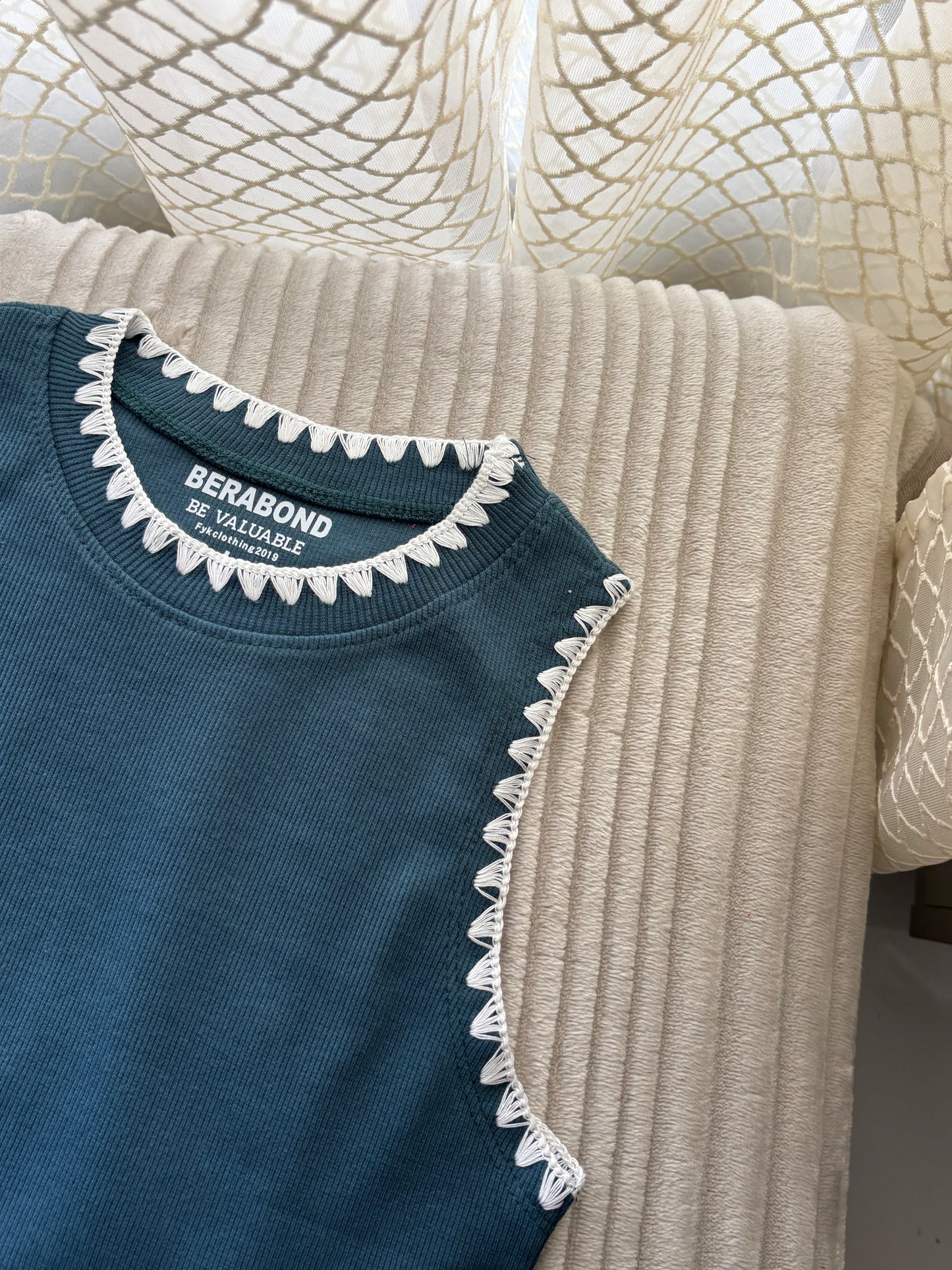 Crocia Ribbed Tank Top