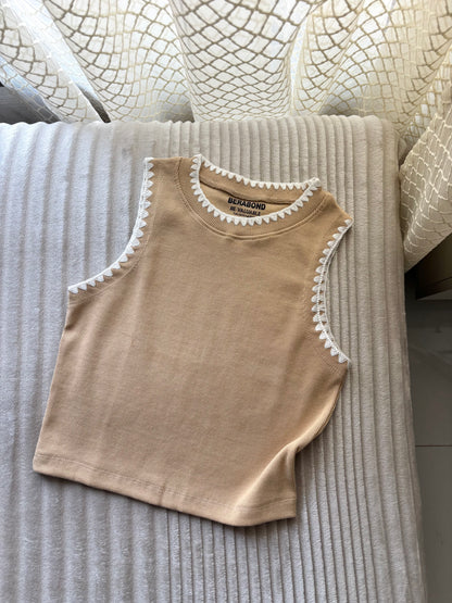 Crocia Ribbed Tank Top