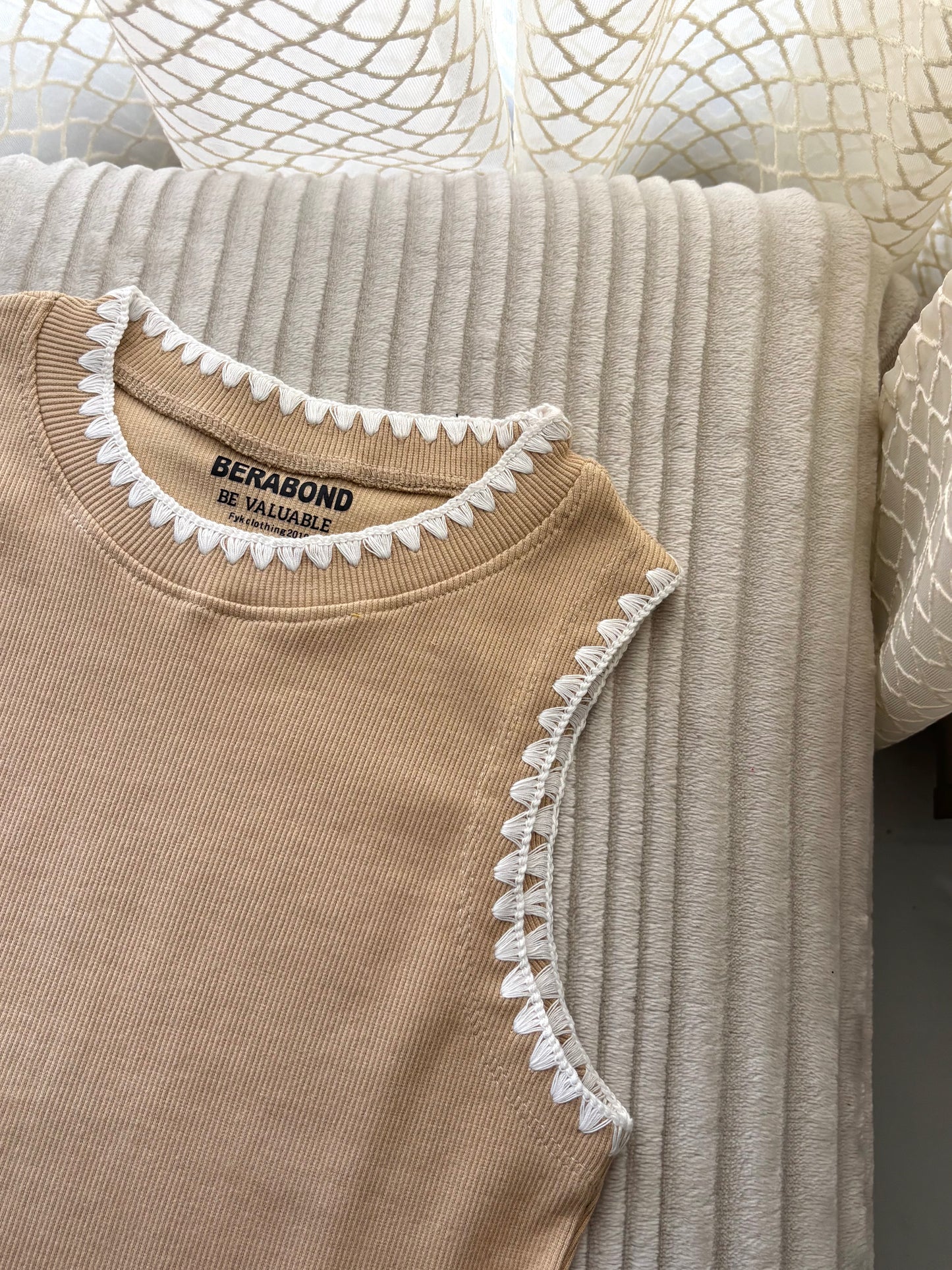 Crocia Ribbed Tank Top