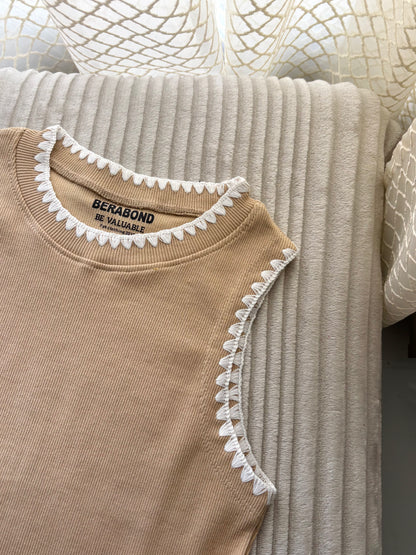 Crocia Ribbed Tank Top