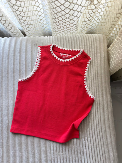 Crocia Ribbed Tank Top