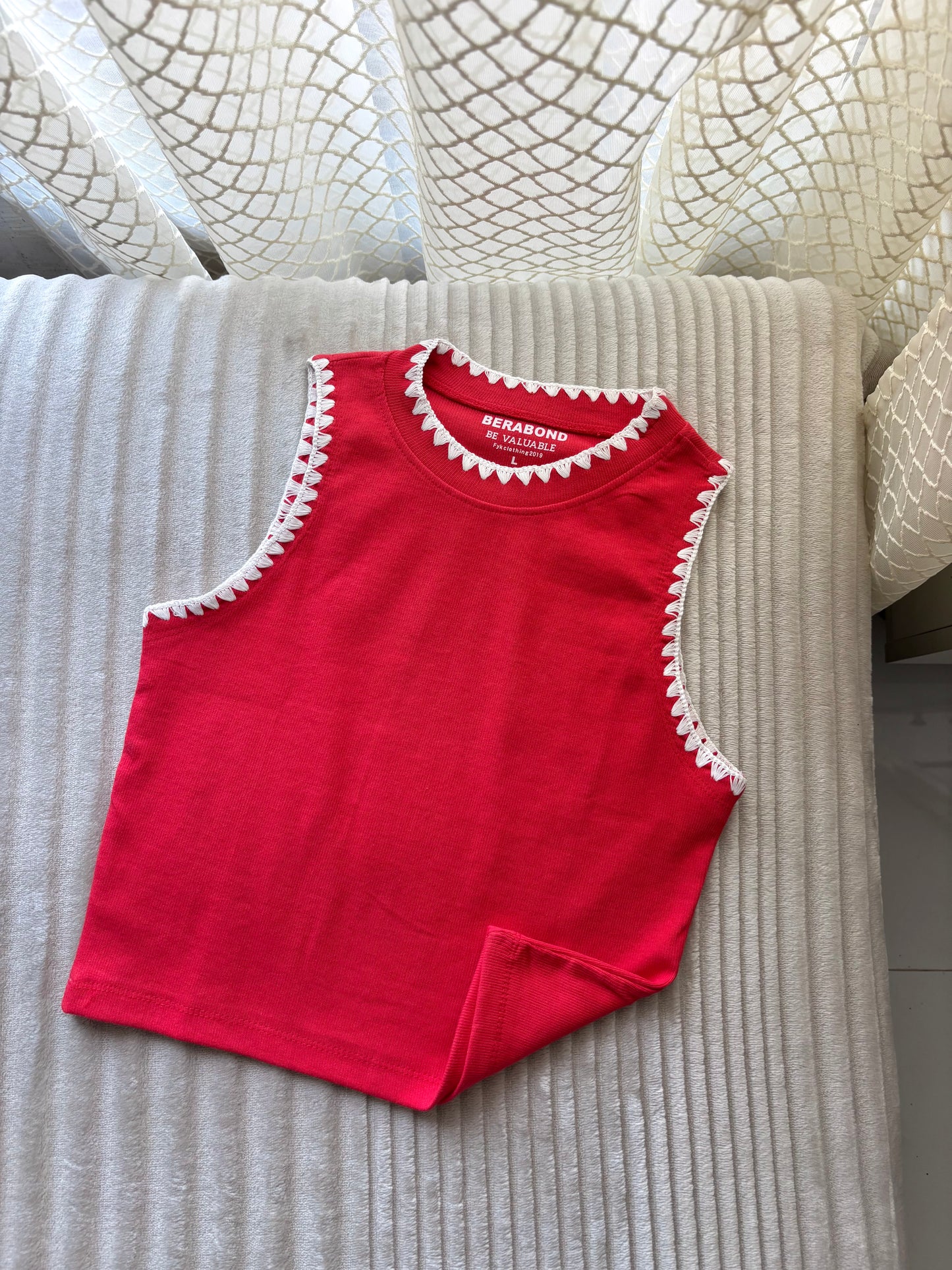Crocia Ribbed Tank Top
