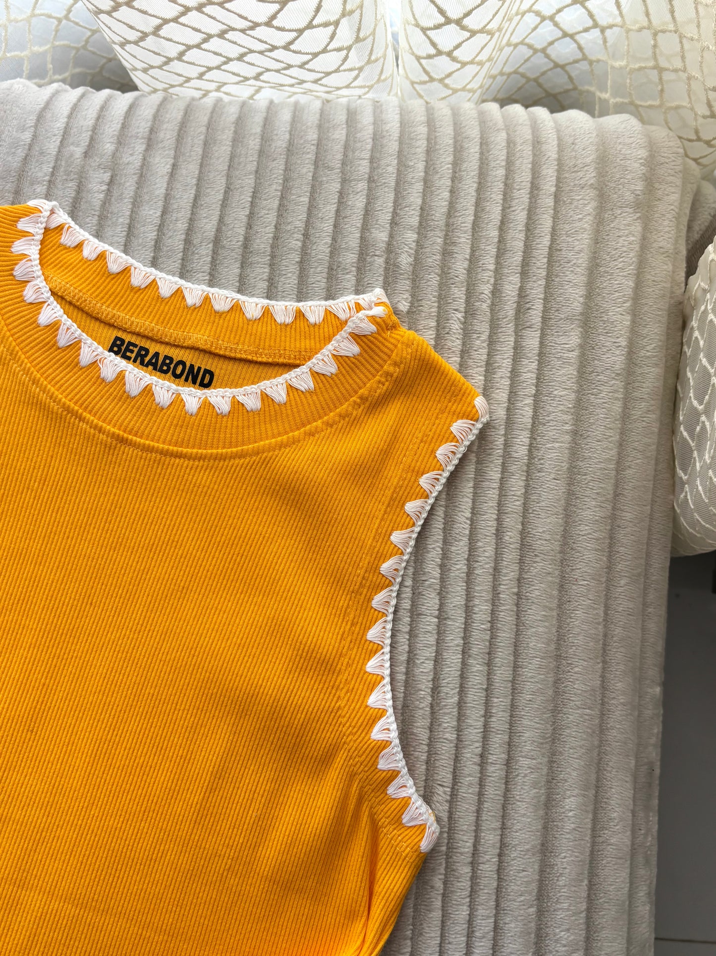 Crocia Ribbed Tank Top