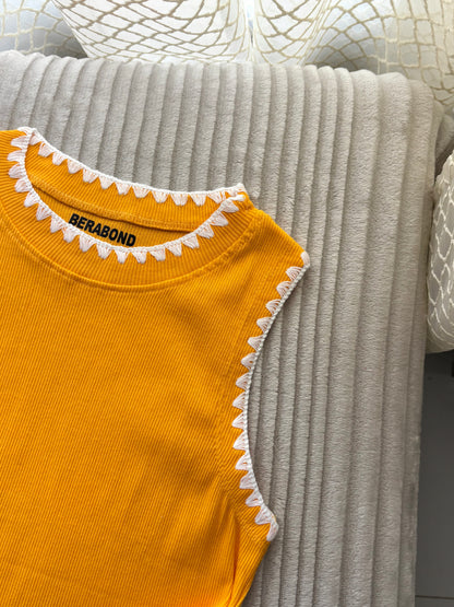 Crocia Ribbed Tank Top