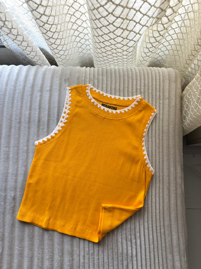 Crocia Ribbed Tank Top