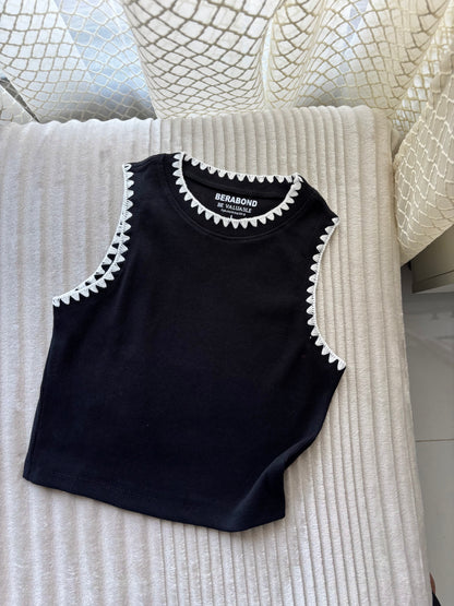 Crocia Ribbed Tank Top