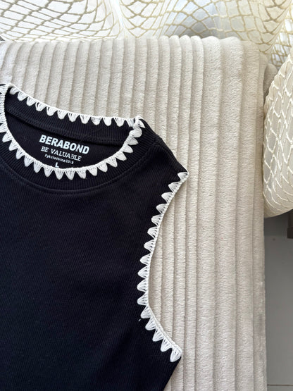 Crocia Ribbed Tank Top