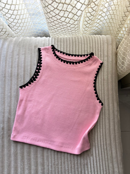 Crocia Ribbed Tank Top