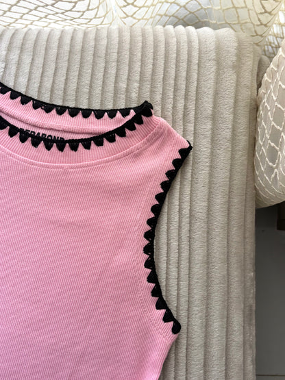 Crocia Ribbed Tank Top
