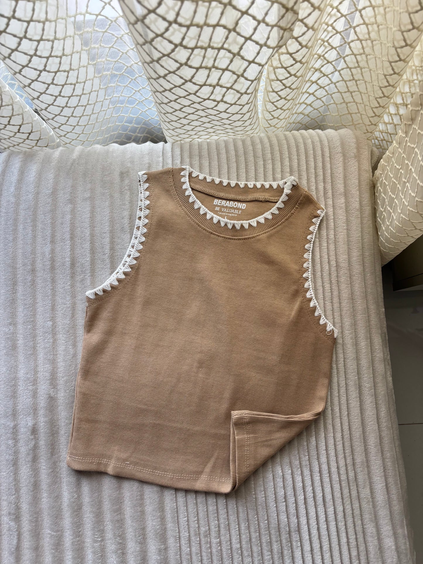 Crocia Ribbed Tank Top