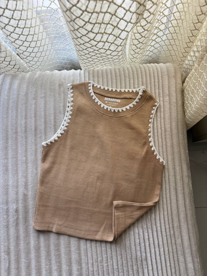 Crocia Ribbed Tank Top