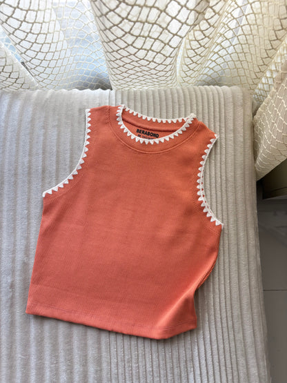 Crocia Ribbed Tank Top