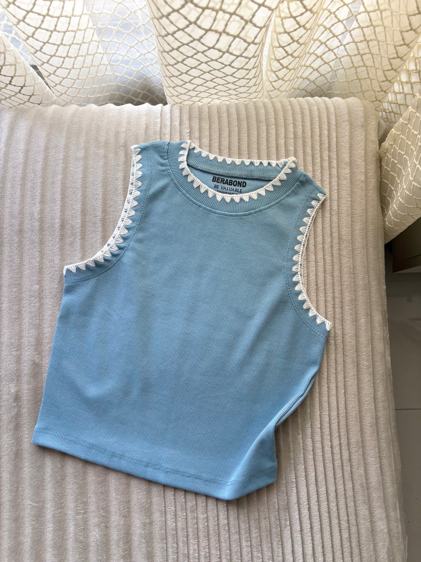 Crocia Ribbed Tank Top