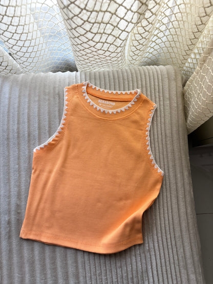 Crocia Ribbed Tank Top