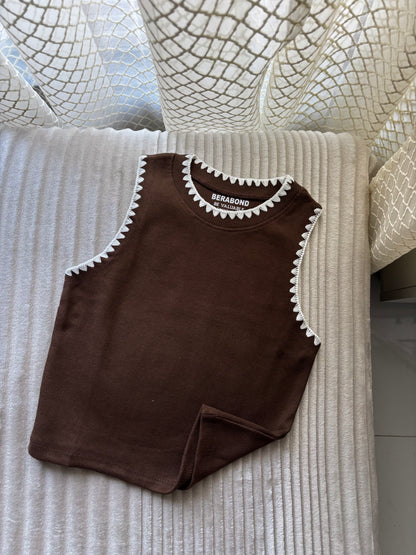 Crocia Ribbed Tank Top