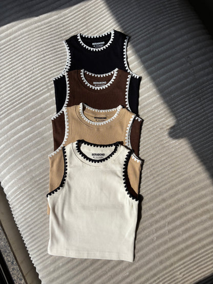 Crocia Ribbed Tank Top