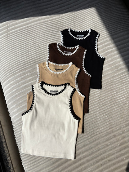 Crocia Ribbed Tank Top