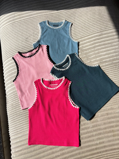 Crocia Ribbed Tank Top