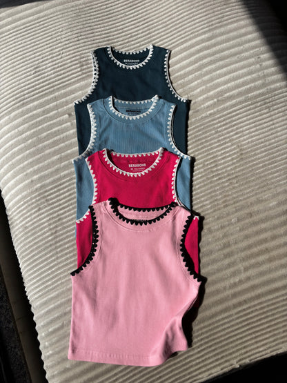 Crocia Ribbed Tank Top