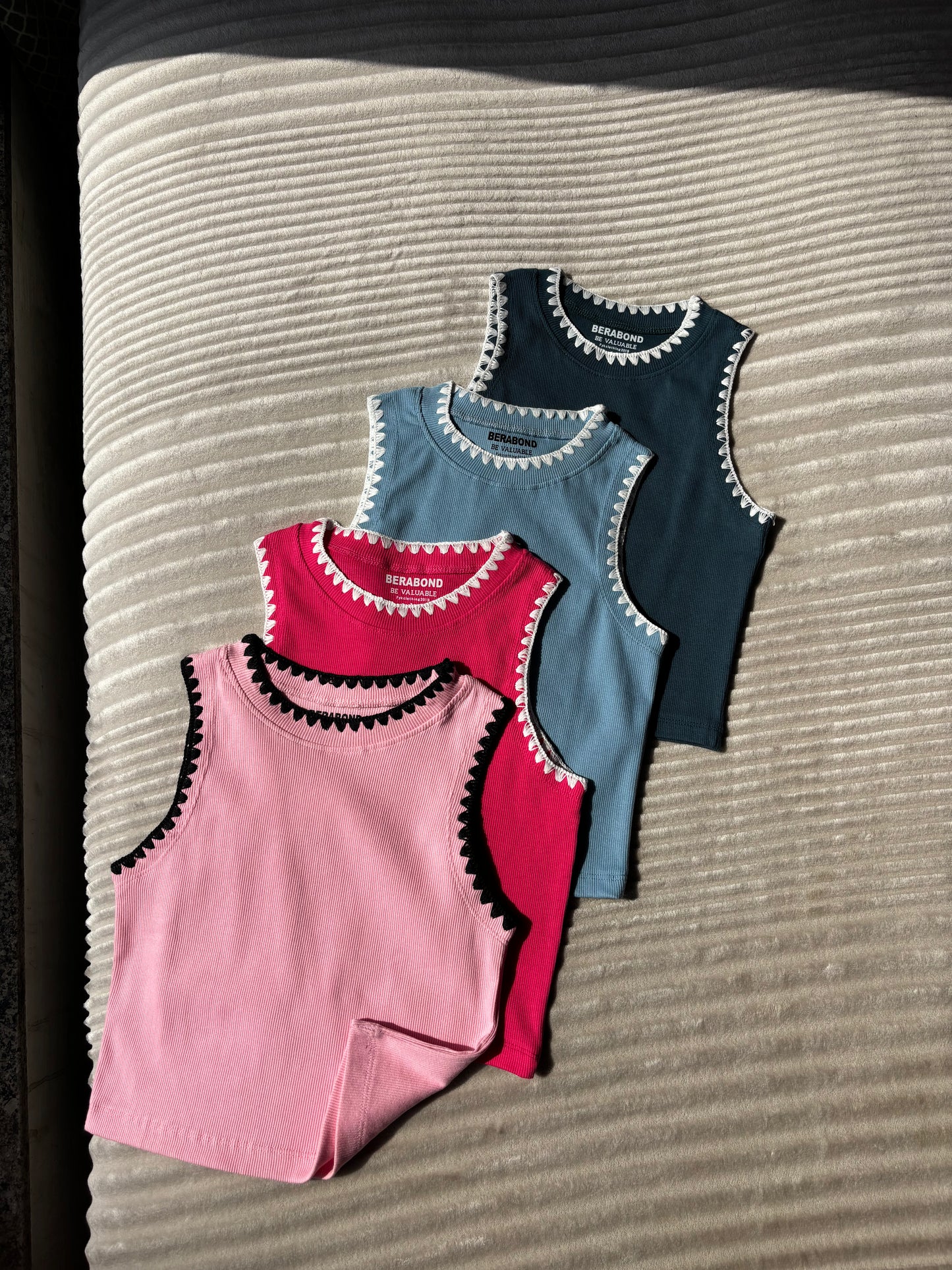 Crocia Ribbed Tank Top